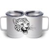 10 oz. White Stainless Steel Coffee Mug Thumbnail