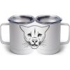 10 oz. White Stainless Steel Coffee Mug Thumbnail