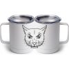 10 oz. White Stainless Steel Coffee Mug Thumbnail