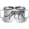10 oz. White Stainless Steel Coffee Mug Thumbnail