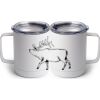 10 oz. White Stainless Steel Coffee Mug Thumbnail