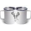 10 oz. White Stainless Steel Coffee Mug Thumbnail