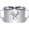 10 oz. White Stainless Steel Coffee Mug Thumbnail