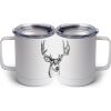 10 oz. White Stainless Steel Coffee Mug Thumbnail