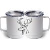 10 oz. White Stainless Steel Coffee Mug Thumbnail