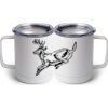 10 oz. White Stainless Steel Coffee Mug Thumbnail