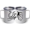 10 oz. White Stainless Steel Coffee Mug Thumbnail