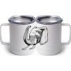 10 oz. White Stainless Steel Coffee Mug Thumbnail