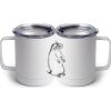 10 oz. White Stainless Steel Coffee Mug Thumbnail