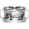 10 oz. White Stainless Steel Coffee Mug Thumbnail