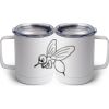 10 oz. White Stainless Steel Coffee Mug Thumbnail