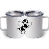 10 oz. White Stainless Steel Coffee Mug Thumbnail