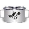 10 oz. White Stainless Steel Coffee Mug Thumbnail