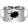 10 oz. White Stainless Steel Coffee Mug Thumbnail