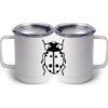 10 oz. White Stainless Steel Coffee Mug Thumbnail