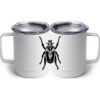 10 oz. White Stainless Steel Coffee Mug Thumbnail