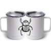10 oz. White Stainless Steel Coffee Mug Thumbnail