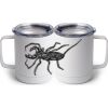 10 oz. White Stainless Steel Coffee Mug Thumbnail