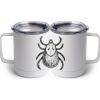 10 oz. White Stainless Steel Coffee Mug Thumbnail