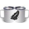 10 oz. White Stainless Steel Coffee Mug Thumbnail