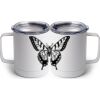10 oz. White Stainless Steel Coffee Mug Thumbnail