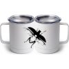 10 oz. White Stainless Steel Coffee Mug Thumbnail