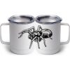 10 oz. White Stainless Steel Coffee Mug Thumbnail