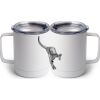 10 oz. White Stainless Steel Coffee Mug Thumbnail