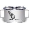 10 oz. White Stainless Steel Coffee Mug Thumbnail