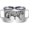 10 oz. White Stainless Steel Coffee Mug Thumbnail