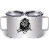 10 oz. White Stainless Steel Coffee Mug Thumbnail