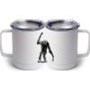 10 oz. White Stainless Steel Coffee Mug Thumbnail