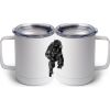 10 oz. White Stainless Steel Coffee Mug Thumbnail