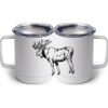 10 oz. White Stainless Steel Coffee Mug Thumbnail