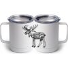 10 oz. White Stainless Steel Coffee Mug Thumbnail