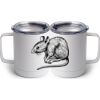 10 oz. White Stainless Steel Coffee Mug Thumbnail