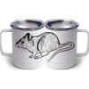 10 oz. White Stainless Steel Coffee Mug Thumbnail