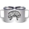 10 oz. White Stainless Steel Coffee Mug Thumbnail