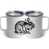 10 oz. White Stainless Steel Coffee Mug Thumbnail