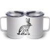 10 oz. White Stainless Steel Coffee Mug Thumbnail