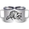 10 oz. White Stainless Steel Coffee Mug Thumbnail