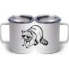 10 oz. White Stainless Steel Coffee Mug Thumbnail