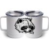 10 oz. White Stainless Steel Coffee Mug Thumbnail