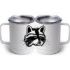 10 oz. White Stainless Steel Coffee Mug Thumbnail