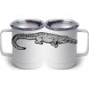 10 oz. White Stainless Steel Coffee Mug Thumbnail