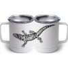 10 oz. White Stainless Steel Coffee Mug Thumbnail