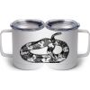 10 oz. White Stainless Steel Coffee Mug Thumbnail