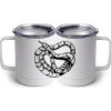 10 oz. White Stainless Steel Coffee Mug Thumbnail