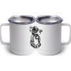 10 oz. White Stainless Steel Coffee Mug Thumbnail