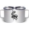10 oz. White Stainless Steel Coffee Mug Thumbnail